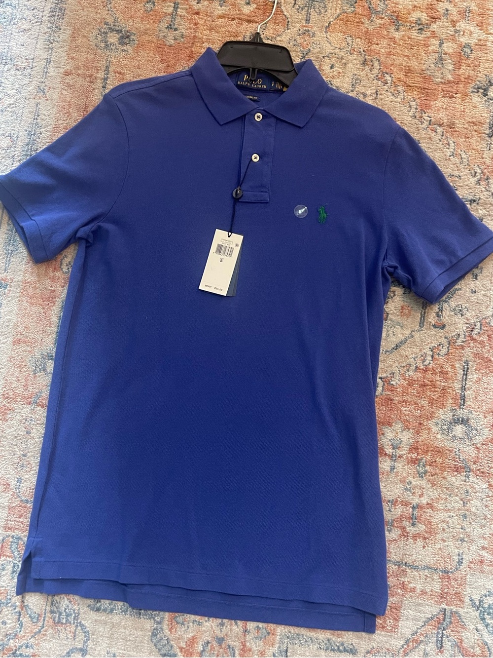 NWT Polo by Ralph Lauren Men's Classic Fit Royal Blue Polo Shirt